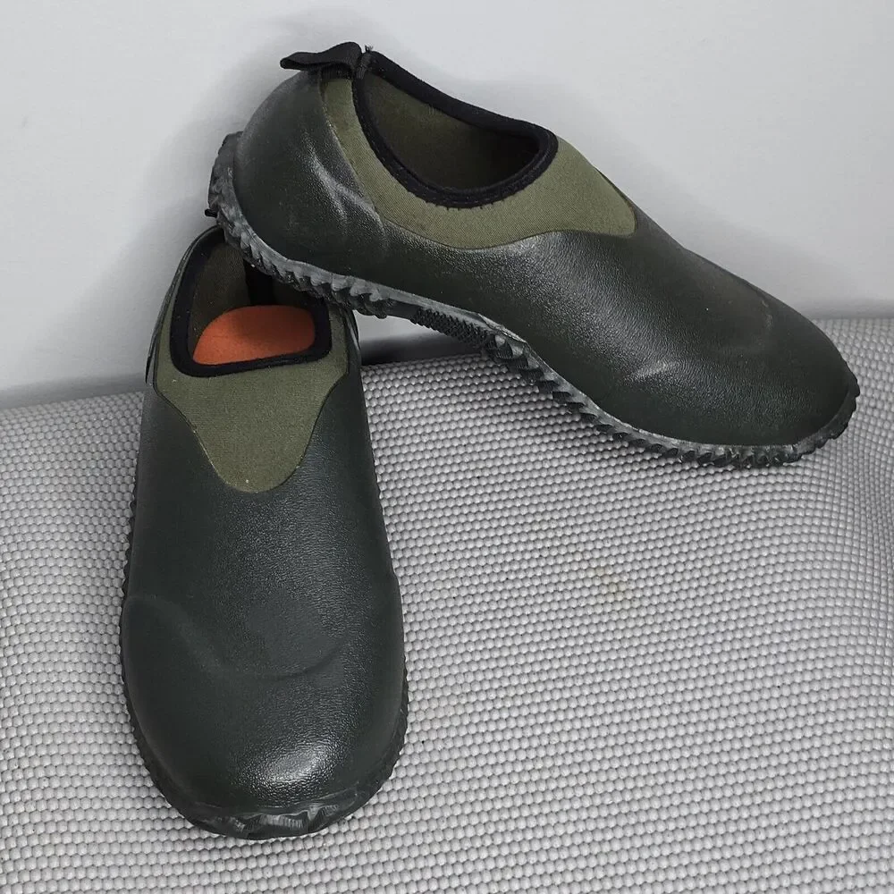 Habit Water Shoes Mens Size 7‎ Green and Black All Weather Spandex Rubber